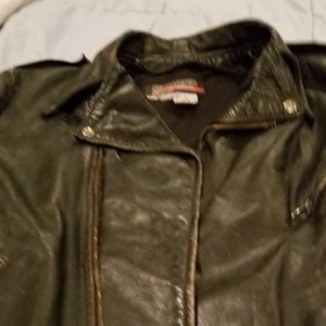 Vintage Brooks  leather coat